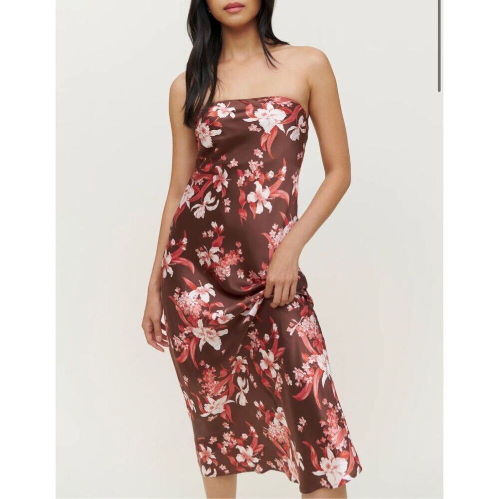 NEW! Reformation Joanne Silk Dress size 8